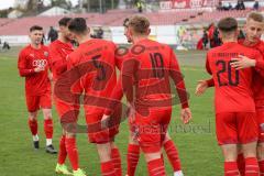 Bayernliga Süd - Saison 2021/2022 - FC Ingolstadt 04 II - TürkAugsburg - Der 1:0 Führungstreffer durch Meikis Fabio (#19 FCI) - jubel - Foto: Meyer Jürgen