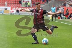 2. Fußball-Liga - Saison 2021/2022 - FC Ingolstadt 04 - Hamburger SV - Dominik Franke (#3 FCI) - Foto: Meyer Jürgen