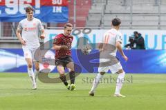 3. Liga - FC Bayern 2 - FC Ingolstadt 04 - Tobias Schröck (21, FCI) Kühn Nicolas (11 FCB) Jastremski Lenn (14 FCB)