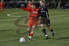 2023_11_24 - Bayernliga Nord - Saison 2023/24 - FC Ingolstadt 04 II - DJK Gebenbach - Leon Nuhanovic
 rot FCI -  - Marco Geier schwarz Gebenbach - Foto: Meyer Jürgen