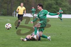 Bezirksliga - Saison 2025/26 - TSV Ober./Unterhaunstadt - FC Gerolfing - Ahmet Altay (Nr.25 - FC Gerolfing) - Fabio Udella grau Ober./Unterhaunstadt - Foto: Meyer Jürgen