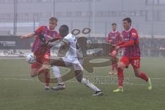 3. Liga; Testspiel, FC Ingolstadt 04 - 1. FC Heidenheim; Maloney, Lennard (33 HDH) Moussa Doumbouya (27, FCI) Thomas Keller (27 HDH)