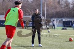 A - Junioren Bundesliga Süd/Südwest -  Saison 2021/2022 - FC Ingolstadt 04 - 1. FC Saarbrücken - Sabrina Wittmann Trainerin FCI vor dem Spiel - Foto: Meyer Jürgen