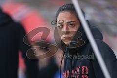 3. Liga; FC Ingolstadt 04 - Hannover 96 II; vor dem Spiel Cheftrainerin Sabrina Wittmann (FCI)