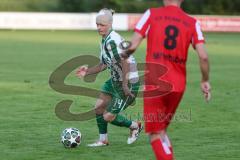Landesliga - Saison 2025/26 - SV Manching - TSV Dachau  - Nico Daffner (Nr.14 - SV Manching) mit Kopfverband - XXXXX - Foto: Meyer Jürgen