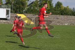 A - Junioren Bundesliga Süd/Südwest -  Saison 2021/2022 - FC Ingolstadt 04 - Karlsruher SC - Der 1:1 Ausgleichstreffer durch Krupa Jerpen (#10 FCI) - jubel - Foto: Meyer Jürgen