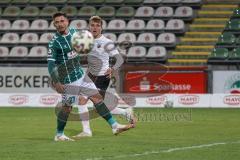 3. Liga - VfB Lübeck - FC Ingolstadt 04 - Dennis Eckert Ayensa (7, FCI) Rieble Nico (27 Lübeck) Torschuß