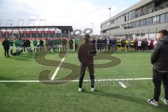 2024_2_17 - Saison 2023/24 - AUDI-Schanzer Amateur Cup - SV Hundszell - FC Gerolfing - Finale - Siegerehrung -   Cheftrainer Michael Köllner (FC Ingolstadt 04) - Foto: Meyer Jürgen