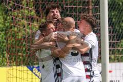 Kreisliga - Saison 2024/25- SV Kasing - TSV Kösching-  -  Der 1:0 Führungstreffer durch - Simon Renn weiss Kasing - jubel  - Foto: Meyer Jürgen