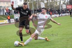 Toto-Pokal; ATSV Erlangen - FC Ingolstadt 04; Zweikampf Kampf um den Ball Patrick Schmidt (9, FCI)