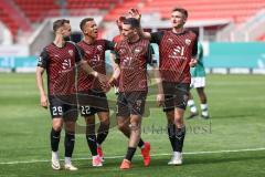 3. Liga; FC Ingolstadt 04 - VfB Lübeck; Tor Jubel Treffer Ognjen Drakulic (30, FCI) David Kopacz (29, FCI) Marcel Costly (22, FCI) Julian Kügel (31, FCI)