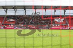 3.Liga - Saison 2022/2023 - FC Ingolstadt 04 -  SV Meppen - Südkurve - Fans - choreo - Foto: Meyer Jürgen