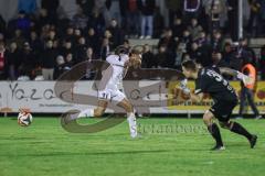 Toto-Pokal; 
Türkgücü München - FC Ingolstadt 04; Torchance verpasst Julian Kügel (31, FCI) scheitert an Julian Kügel (31, FCI)