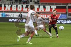 3. Liga; FC Ingolstadt 04 - FSV Zwickau; Calvin Brackelmann (17, FCI) Gomez Johan (18 FSV) Streller Till (21 FSV)