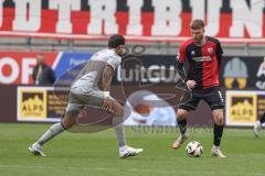 3. Liga; FC Ingolstadt 04 - FC Viktoria Köln; SchanzenGeber-Spieltag, Lobinger Lex Tyger (9 VK) Benjamin Kanuric (8, FCI)