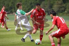 Kreisklasse - Saison 2025/26- SV Lippertshofen - Türkisch SV Ingolstadt-  - Markus Thieme weiss Lippertshofen - Kerem Düzkün rot Türkisch - Markus Thieme weiss Lippertshofen - Foto: Meyer Jürgen