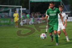 Kreisliga - Saison 2023/24 - Relegation zur BZL - FC Gerolfing - SV Aschau - Christian Träsch grün Gerolfing - XXXXX - Foto: Meyer Jürgen