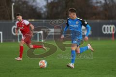 2.BL; Testspiel; FC Ingolstadt 04 - Würzburger Kickers; Dennis Eckert Ayensa (7, FCI) Meisel Dominik (25 FWK)