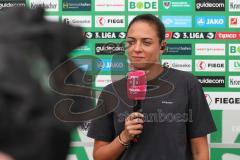 3. Liga - Saison 2026/27 - SC Preussen Münster - FC Ingolstadt 04 - Cheftrainerin Sabrina Wittmann (FCI)  im Interview mit Magenta Sport -  - XXXXX - Foto: Meyer Jürgen