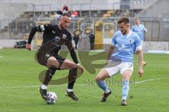 Toto Pokal - TSV 1860 München - FC Ingolstadt 04 - Fatih Kaya (9, FCI) Lang Niklas (3, 1860)