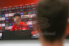 2. Fußball-Liga - Pressekonferenz - Vorstellung Cheftrainer Roberto Pätzold und Manager Profifußball Malte Metzelder - Saison 2021/2022 - FC Ingolstadt 04 - Cheftrainer FCI Roberto Pätzold - Foto: Meyer Jürgen