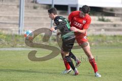 B-Junioren - Bayernliga -  Fc Ingolstadt 04 - SpVgg Greuther Fürth II - Drakulic Ognjen rot FCI-  Lange Hendrik schwarz Fürth - Foto: Meyer Jürgen