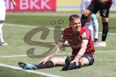 3. Liga - FC Ingolstadt 04 - 1. FC Saarbrücken - missglückte Aktion, Filip Bilbija (35, FCI)