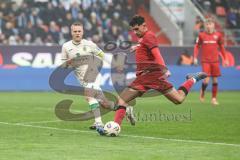 3. Liga; FC Ingolstadt 04 - TSV 1860 München; Torchance verpasst Ognjen Drakulic (30, FCI) Jacobsen Thore (5 TSV)