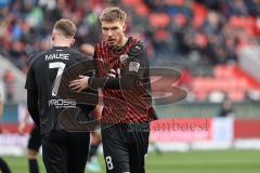 3. Liga; FC Ingolstadt 04 - 
SV Sandhausen; Benjamin Kanuric (8, FCI) Jannik Mause (7, FCI)