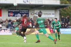 Toto-Pokal; VfB Eichstätt - FC Ingolstadt 04; Moussa Doumbouya (27, FCI) Alexander Moratz (Nr.4 - VfB)