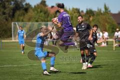 Kreisliga - Saison 2026/27 - SV Hundszell - SV Menning - Marc Zimmer TW Menning - Manuel Wittmann blau Hundszell - Foto: Meyer Jürgen