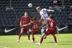 3. Liga - Saison 2026/27 - SC Sonnenhof Großaspach - FC Ingolstadt 04 - Lars Lokotsch (Nr.13 - FCI) - Antonis Aidonis (Nr.15 - Großaspach) - Foto: Meyer Jürgen
