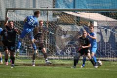 Kreisliga - Saison 2026/27 - SV Hundszell - SV Menning - Marc Zimmer TW Menning - Christoph Handl blau Hundszell - Foto: Meyer Jürgen