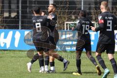 Fussball - Kreisliga - FC Grün Weiss Ingolstadt - FC Fatih Ingolstadt - Akif Abasikeles schwarz Fatih Ing. mit dem 0:1 Führungstreffer - jubel - Foto: Meyer Jürgen