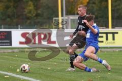 Bezirksliga - Saison 2025/26 - TSV Ober./Unterhaunstadt -  TSV Gaimersheim - Quendrim Hoti (Nr.4 - TSV Gaimersheim) - Nail Dizdarevic blau Ober/Unterh.stadt - Foto: Meyer Jürgen