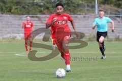 Bayernliga Nord - Saison 2023/2024 - FC Ingolstadt 04 - FC Coburg - David Udogu rot FCI - Foto: Meyer Jürgen