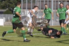 Bezirksliga - Saison 2023/2024 - TSV Gaimersheim - Grüne Heide - Manuell Bittlmayer (Nr.33 - Gaimersheim) - - Deniz Sonkaya Torwart Grüne Heide - Foto: Meyer Jürgen