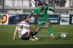 Bezirksliga - Saison 2025/26 - FC Gerolfing - SpVgg Altenerding - Christoph Luberstetter  - Flaur Bashota (Nr.23 - FC Gerolfing) - Foto: Meyer Jürgen