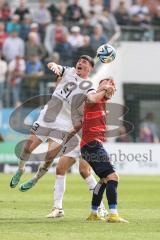 3. Liga; SpVgg Unterhaching - FC Ingolstadt 04; Felix Keidel (43, FCI) Stark Yannick (4 SpVgg) Lukas Fröde (34, FCI)