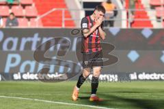 3. Liga - Saison 2024/25 - FC Ingolstadt 04 - SV Wehen Wiesbaden - Felix Keidel (Nr.43 - FCI) enttäuscht - XXXXX - Foto: Meyer Jürgen