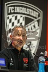 3. Liga; FC Ingolstadt 04 - Rot-Weiss Essen; Pressekonferenz Interview Cheftrainer Achim Beierlorzer (FCI)