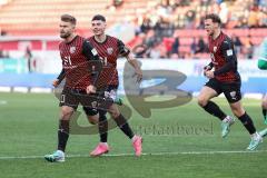 3. Liga; FC Ingolstadt 04 - 
SV Sandhausen; Tor Jubel Treffer Yannick Deichmann (20, FCI) Felix Keidel (43, FCI) Simon Lorenz (32, FCI)