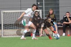 2. Bundesliga Frauen - Saison 2023/24 - FC Ingolstadt 04 Frauen - Borussia Mönchen Gladbach - Melike Pekel (Nr.38 - FCI) - Corres Carolin weiss Gladbach - Foto: Meyer Jürgen