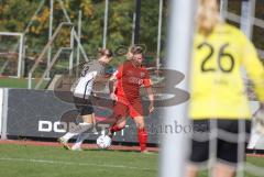 2. Fußball-Liga - Frauen - Saison 2022/2023 - FC Ingolstadt 04 - FSV Gütersloh - Ebert Lisa (Nr.10 - FC Ingolstadt 04 ) - Pagel Demi weiss Gütersloh - Foto: Meyer Jürgen