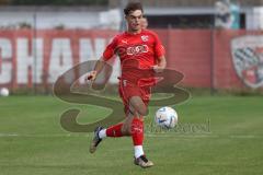 Bayernliga Nord - Saison 2023/2024 - FC Ingolstadt 04 - FC Coburg - Leon Nuhanovic rot FCI - Foto: Meyer Jürgen