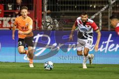 3. Liga; FC Viktoria Köln - FC Ingolstadt 04; Moritz Seiffert (23, FCI) Koronkiewicz Patrick (28 Köln)