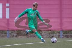 Bayernliga Süd - Saison 2021/2022 - FC Ingolstadt 04 II -  SpVgg Unterhaching - Ludwig Zech Torwart FCI - Foto: Meyer Jürgen