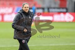 3. Liga; FC Ingolstadt 04 - TSG Hoffenheim II; vor dem Spiel Cheftrainerin Sabrina Wittmann (FCI)