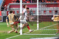 3. Liga; FC Ingolstadt 04 - TSG Hoffenheim II; Tor Jubel Treffer Siegtreffer 3:2, Fredrik Carlsen (8, FCI) Petersson Lukas (1 TSG) Hör Yannis (16 TSG)