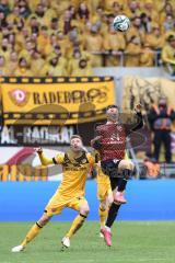 3. Liga; FC Ingolstadt 04 - SG Dynamo Dresden; Meißner Robin (21 DD) Felix Keidel (43, FCI)